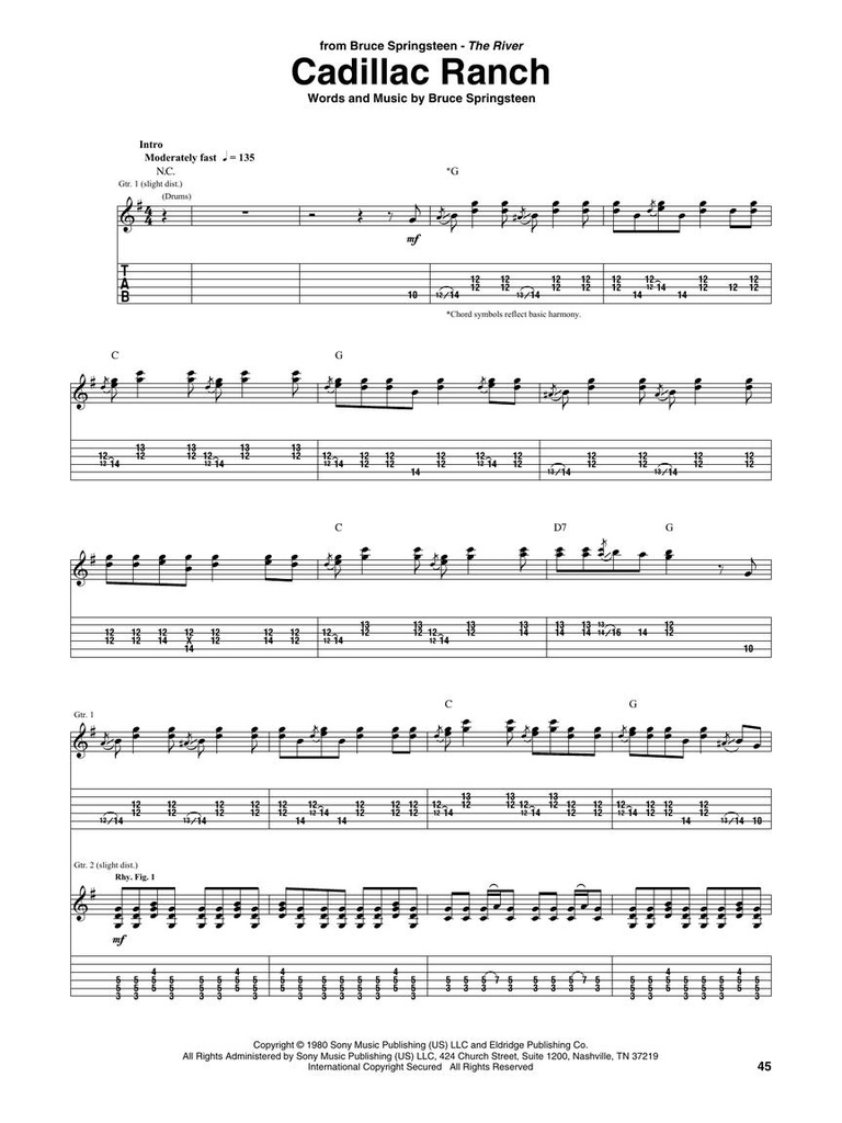 Bruce Springsteen Guitar Collection