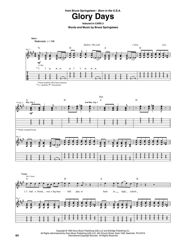 Bruce Springsteen Guitar Collection