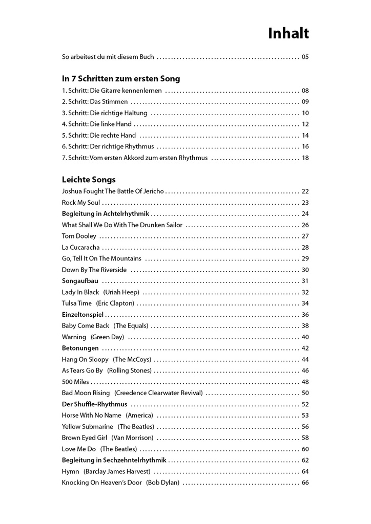 Let's play Guitar Bd. 1 - Songbook und Gitarrenschule