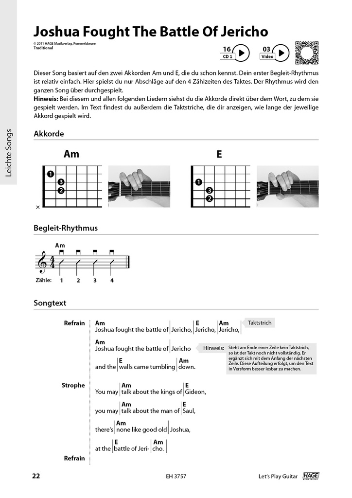 Let's play Guitar Bd. 1 - Songbook und Gitarrenschule