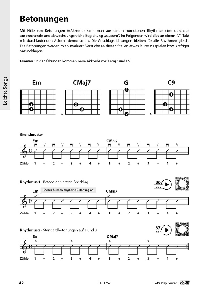 Let's play Guitar Bd. 1 - Songbook und Gitarrenschule