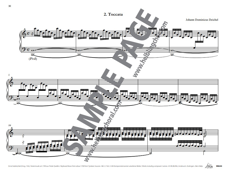 Tastenmusik um 1700 aus Tiroler Quellen Band 2