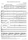 Messe solennelle de Sainte Cecile (Cäcilienmesse), CG 56
