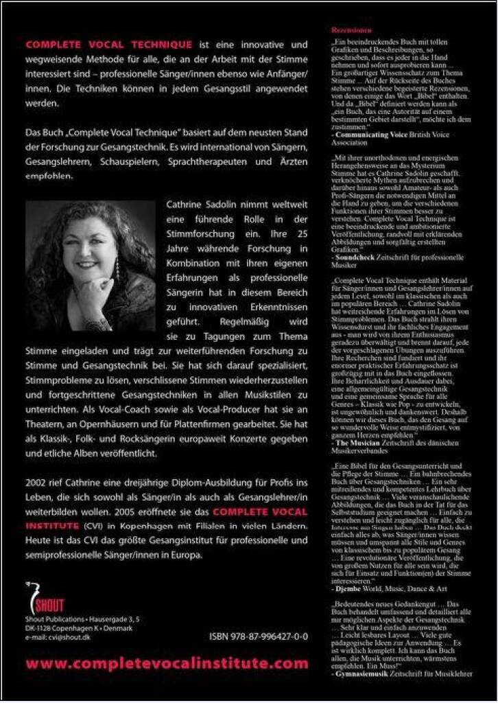 Complete Vocal Technique / Komplette Gesangstechnik
