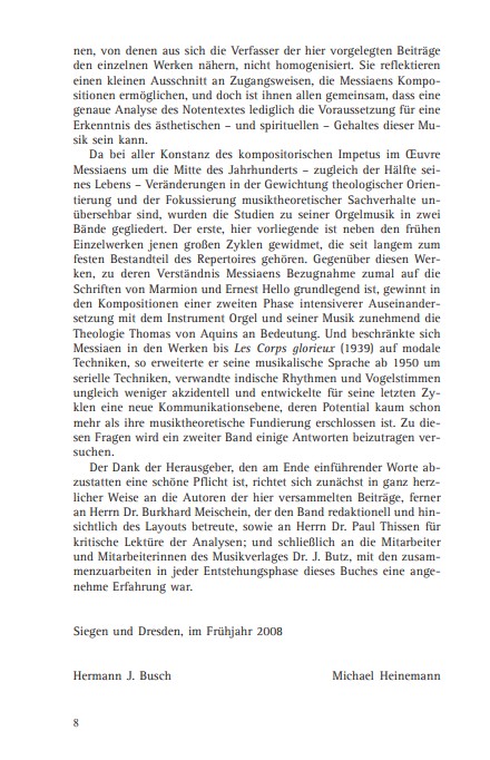 Zur Orgelmusik Olivier Messiaens Teil 1: Von Le banquet celestes bis Les corps glorieux