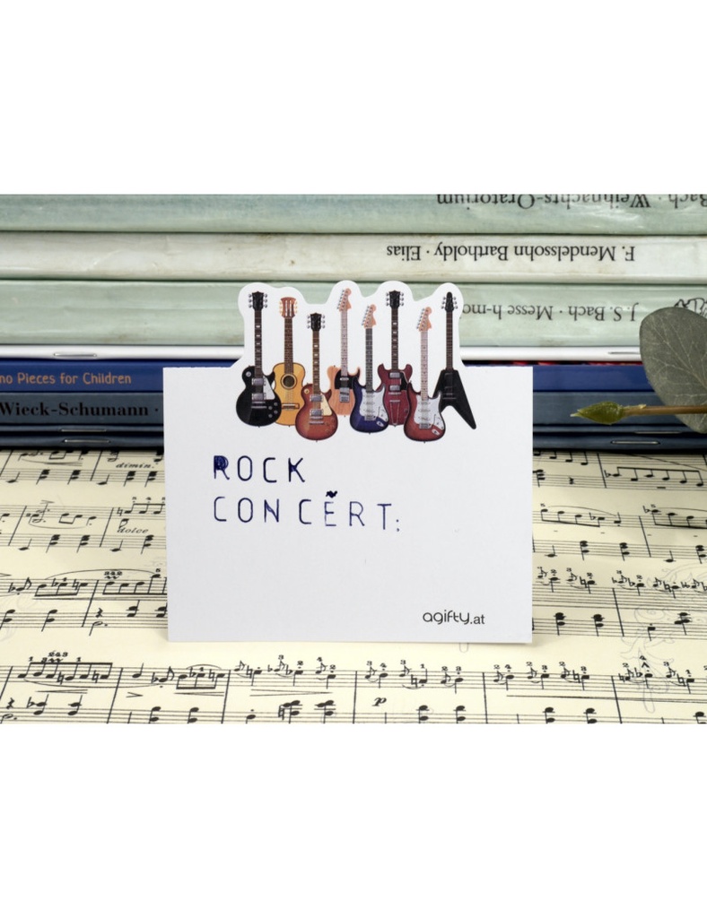 Stand Memo Pad Gitarren