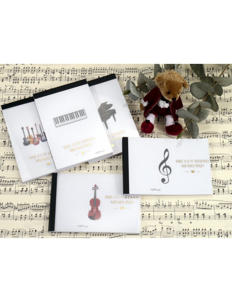 Stand Memo Pad Gitarren