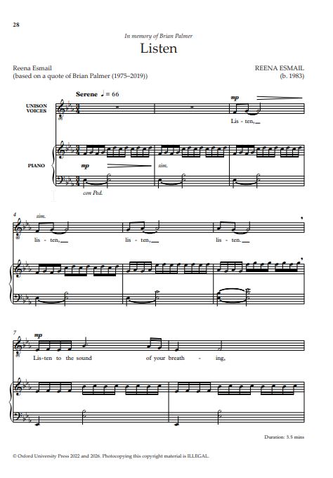 Voices As One: Choral Songs