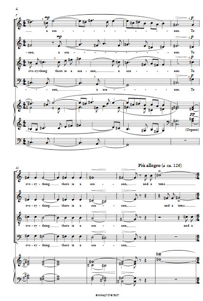 To everything there is a season op. 21