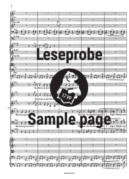 Gesang der Parzen op. 89