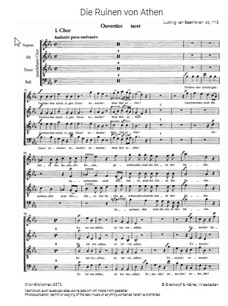 Die Ruinen von Athen op. 113