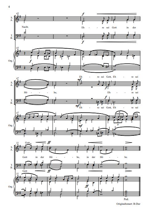 Ehre sei Gott in der Höhe op. 71/1