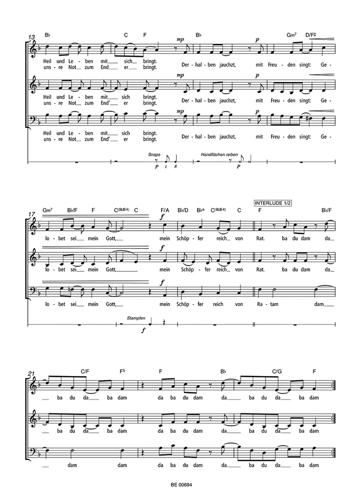 Weihnachtsklassiker in neuen Arrangements - SAB