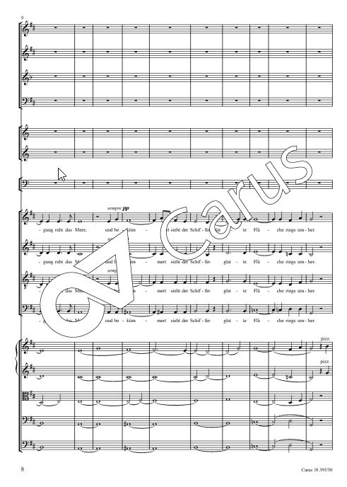 Meeres Stille und glückliche Fahrt op. 112