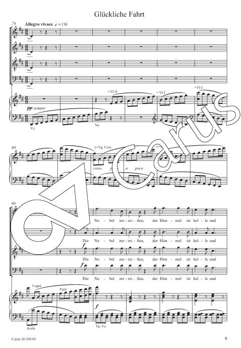 Meeres Stille und glückliche Fahrt op. 112