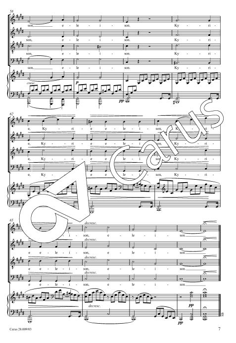 Kyrie nach dem Adagio der Mondscheinsonate, op. 27/2