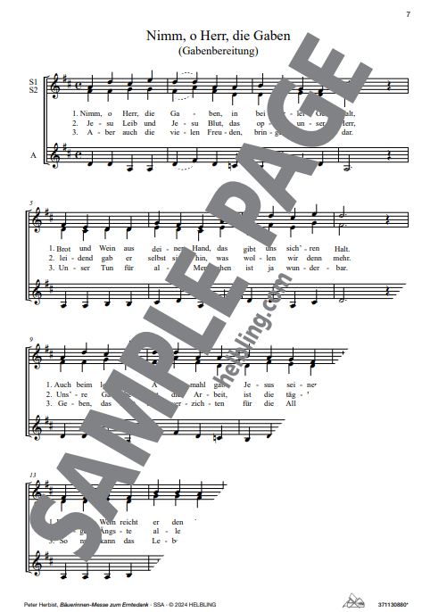 Bäuerinnen-Messe zum Erntedank