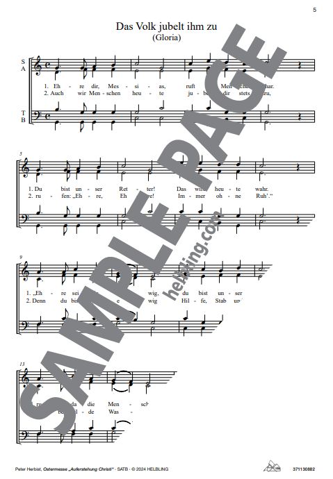 Ostermesse "Auferstehung Christi"