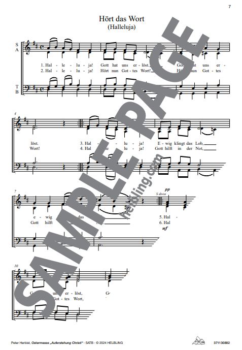 Ostermesse "Auferstehung Christi"