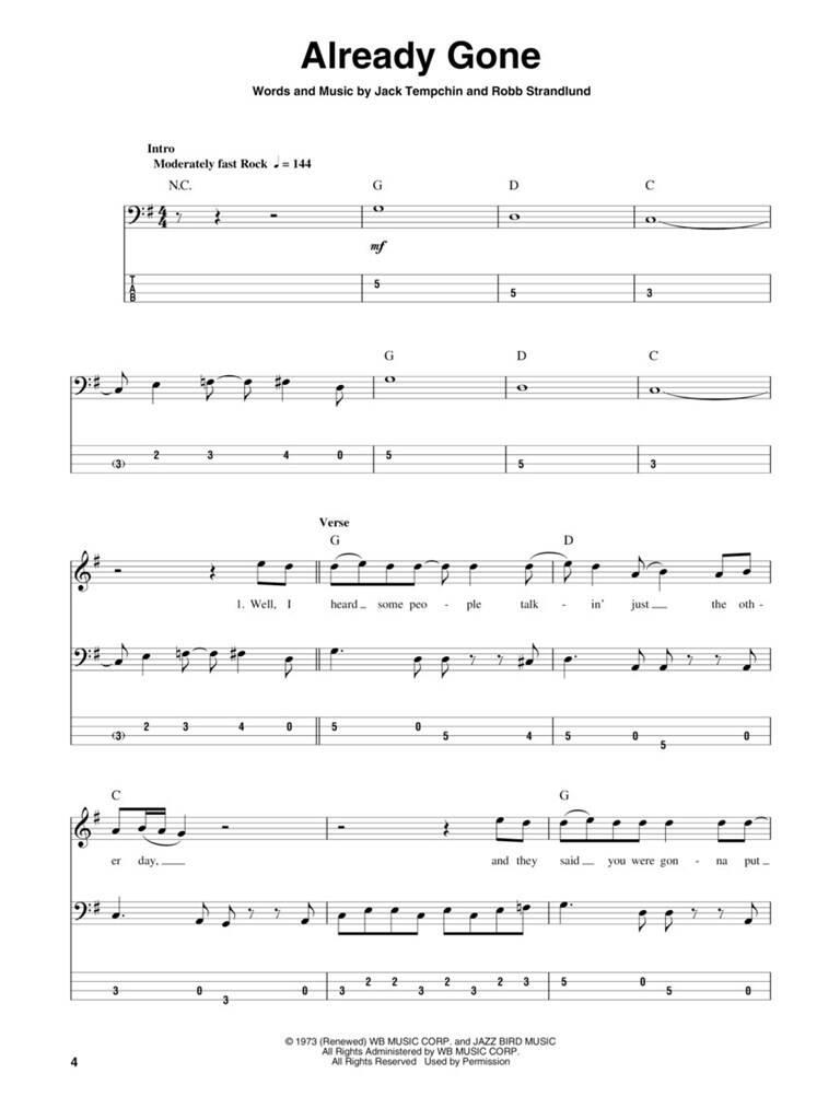 Eagles - Bass Play-Along Vol. 49