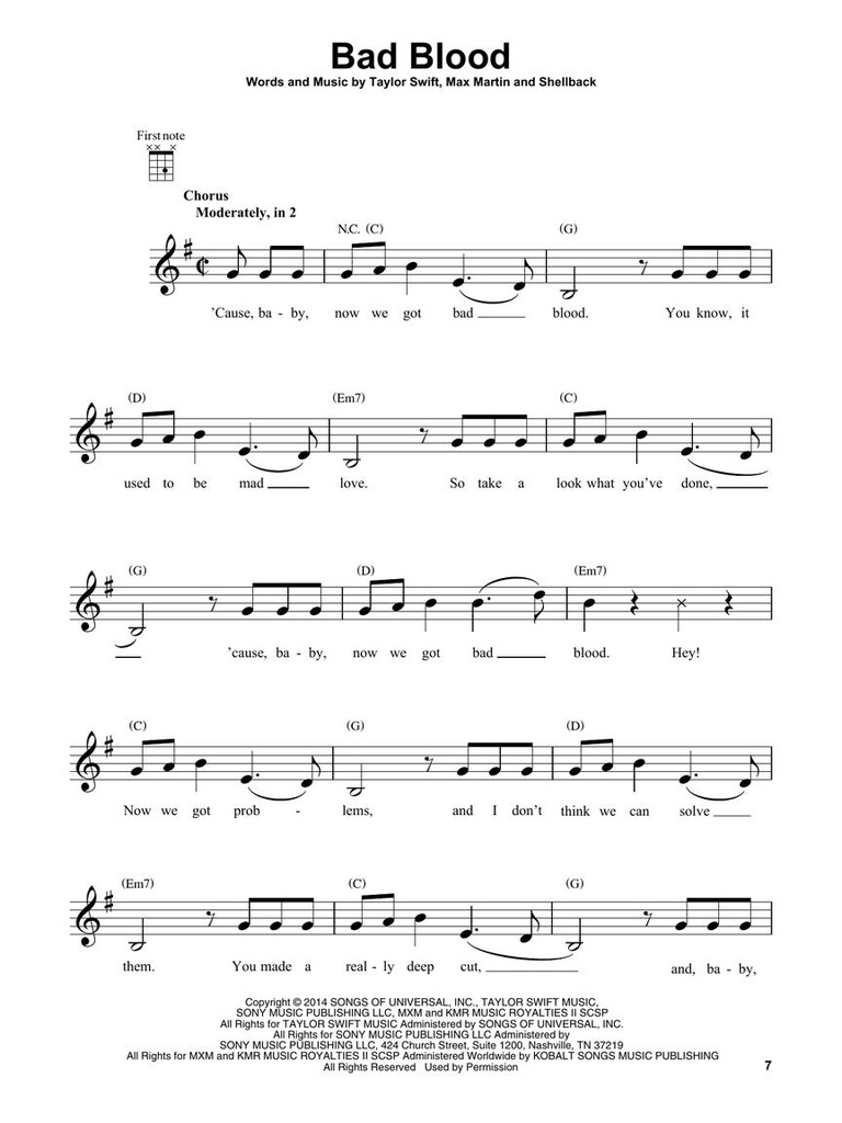 Taylor Swift - Ukulele Collection