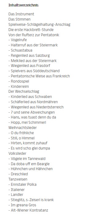Neues Schulwerk für Hackbrett -  Teil 1: Für Kinder
