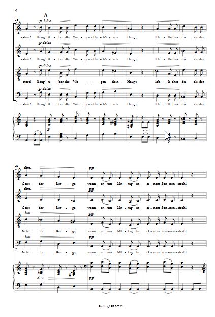 Gesang aus Fingal op. 17b