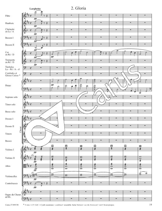 Messe solennelle de Sainte Cecile (Cäcilienmesse) CG 56