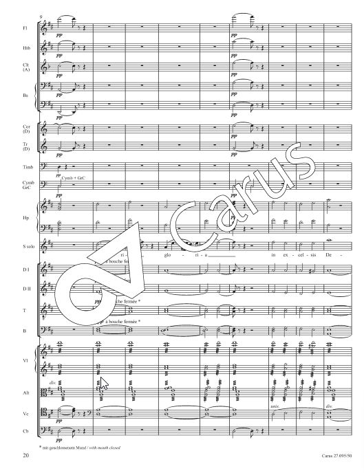 Messe solennelle de Sainte Cecile (Cäcilienmesse) CG 56