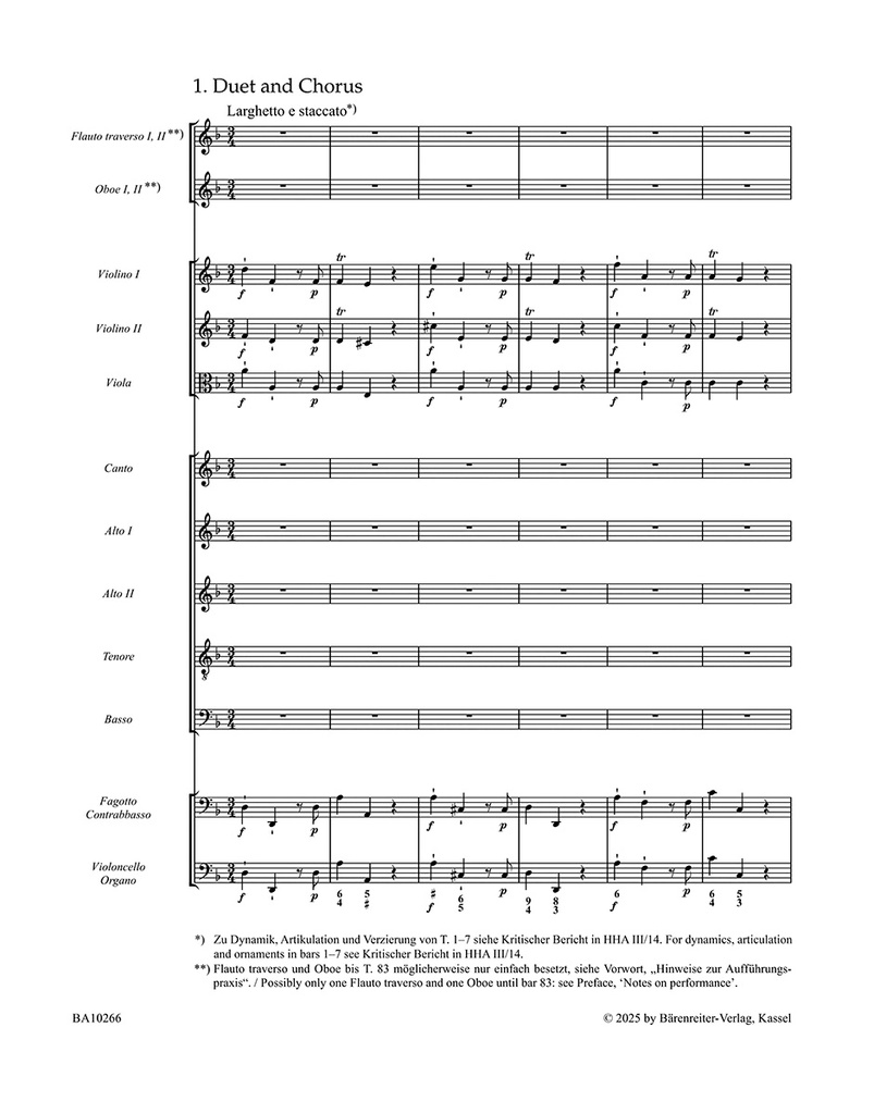 Anthem on the Peace HWV 266