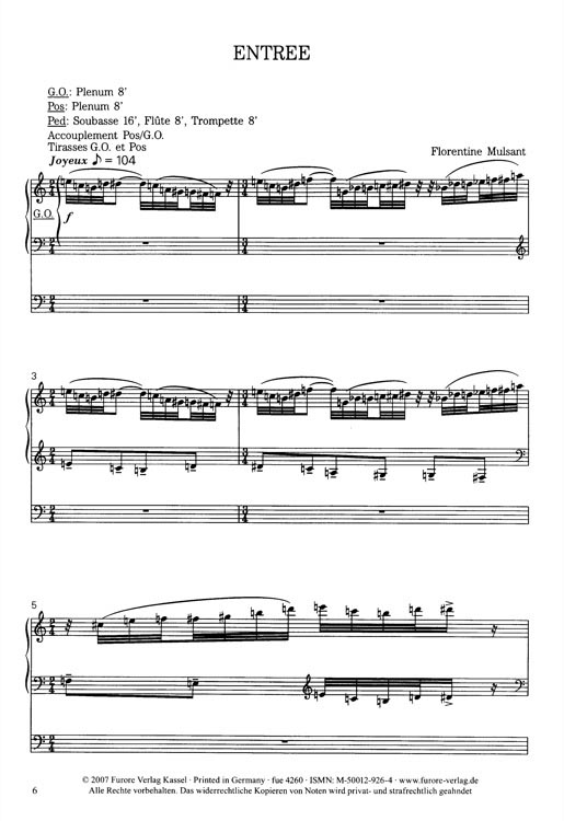 Messe pour orgue op. 24