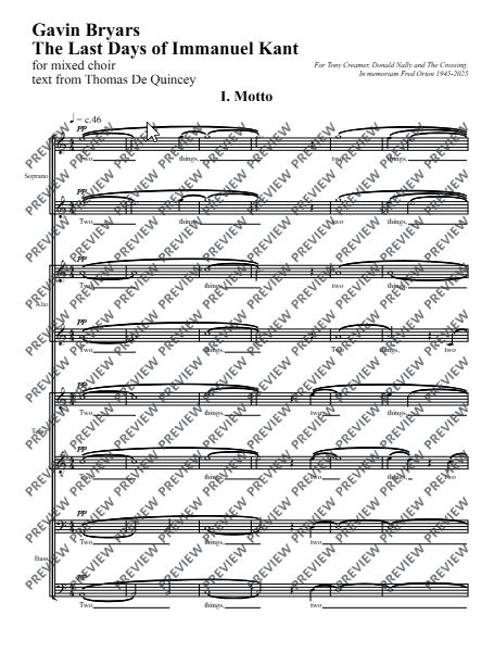 The last days of Immanuel Kant