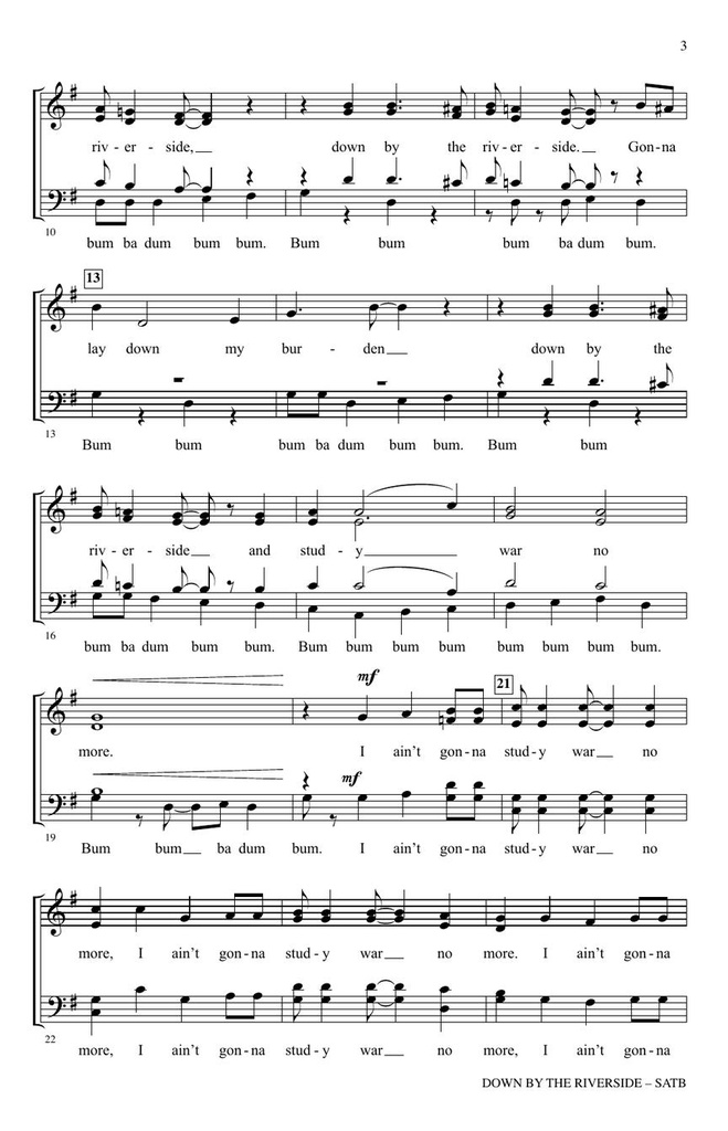 Down by the riverside