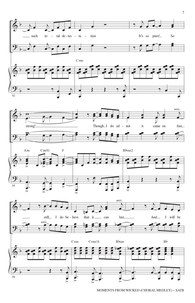 Moments from Wicked - Choral Medley