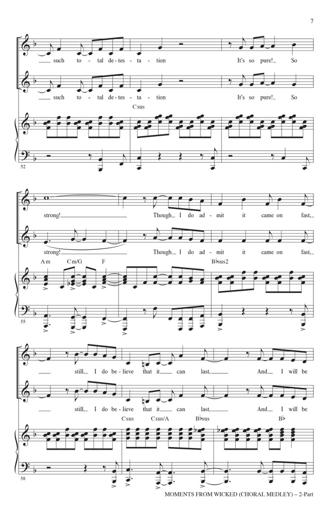 Moments from Wicked - Choral Medley