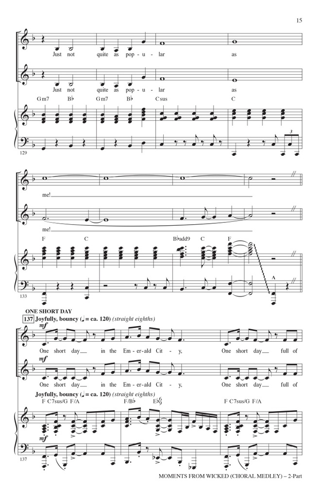 Moments from Wicked - Choral Medley