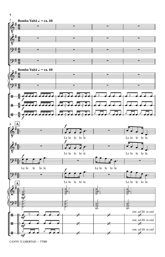 Canto 'E Libertad (Song of Freedom)