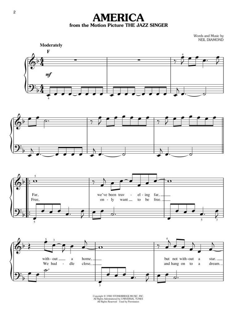 Neil Diamond - Easy Piano Collection