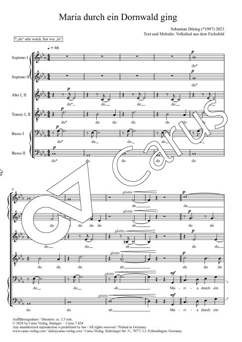 Maria durch ein Dornwald ging