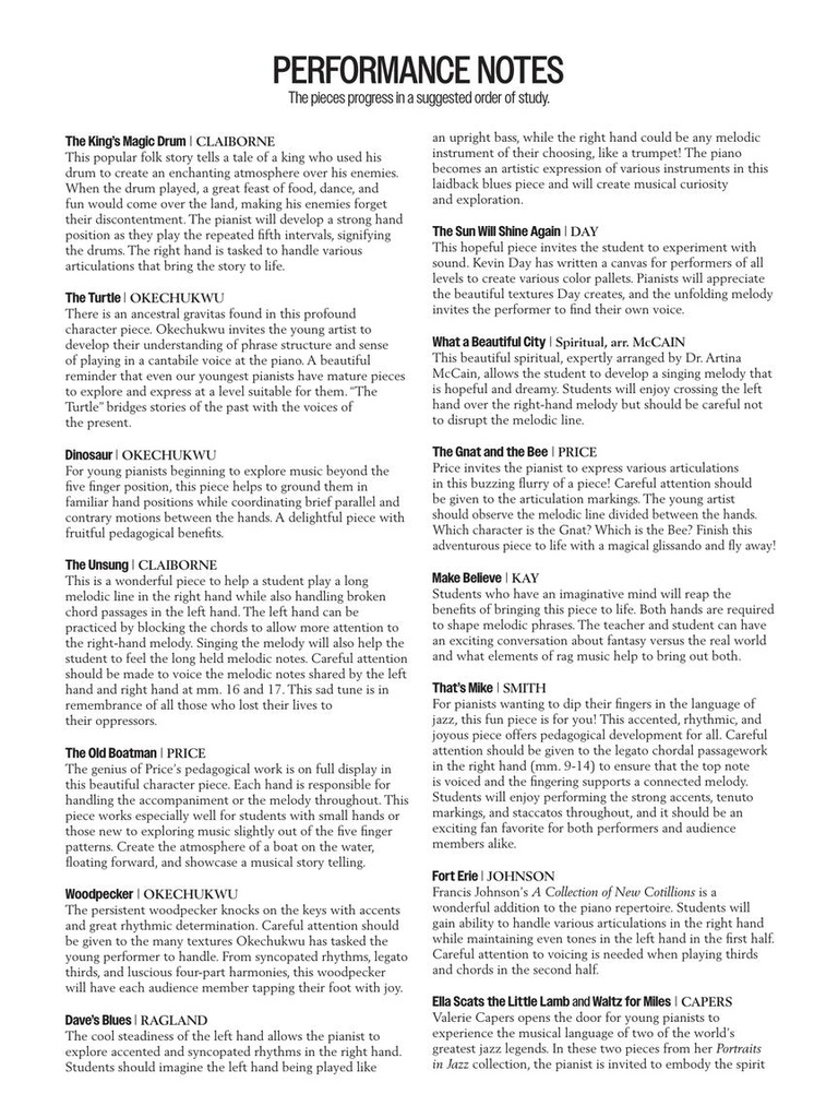 Arise and Shine: 28 Piano Solos by Black Composers