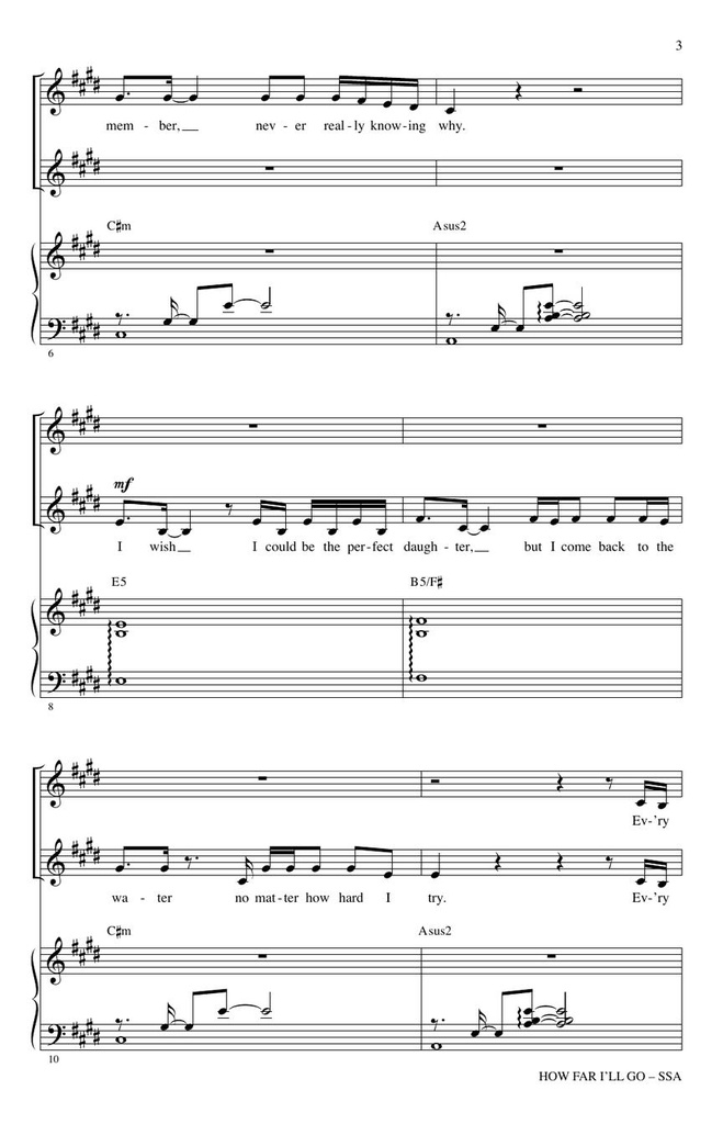 How far I'll go (Moana)