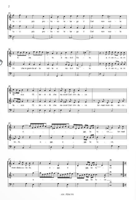 La Tarantella per la nascita del Verbo (1673)