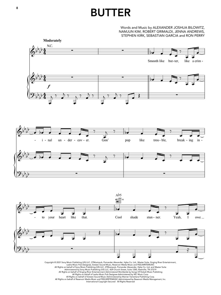 K-Pop Sheet Music Collection