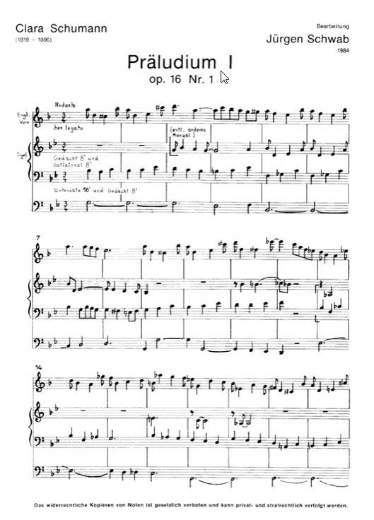 Präludium I und II op. 16