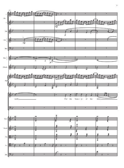 For the beauty of the earth