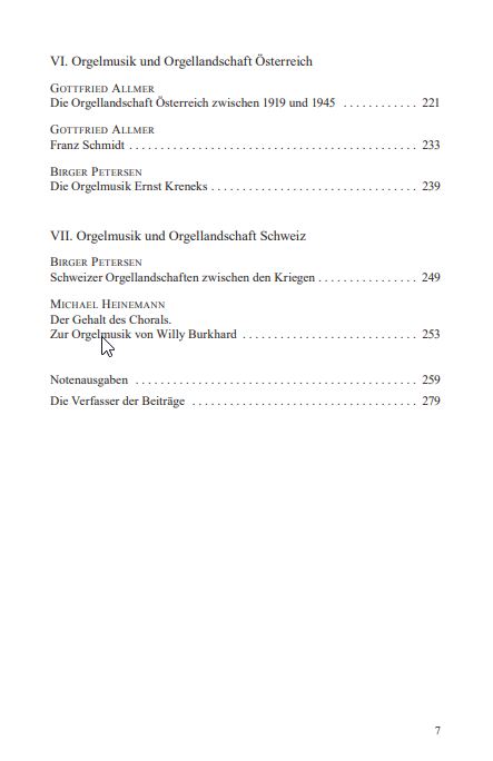 Orgelbewegung und Spätromantik