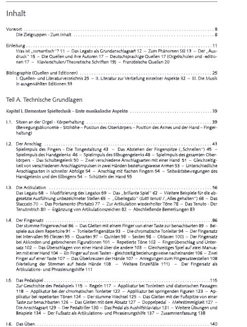 Orgelschule zur historischen Aufführungspraxis Teil 2: Romantik