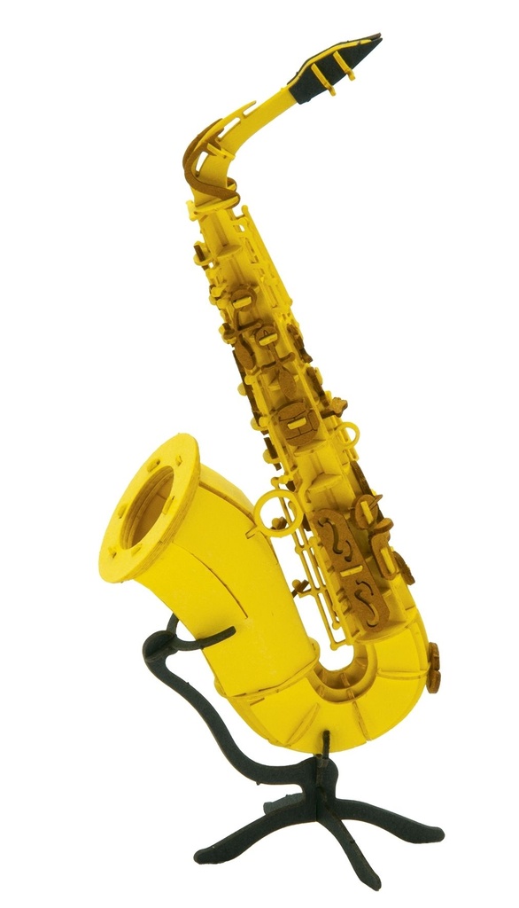3D Papiermodell Saxophon