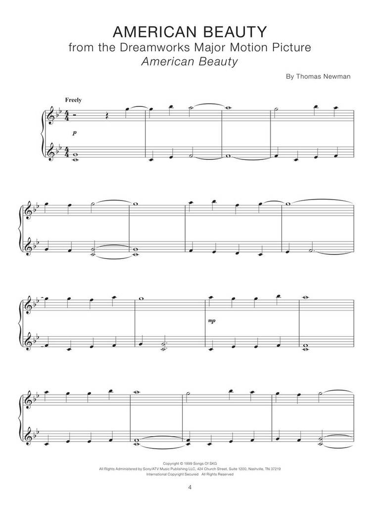 Contemporary Piano Masters for Easy Piano