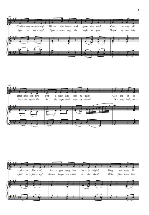 Welcome Christmas morning! (Light unto Life)